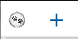 CatLogs top-left corner showing the paw icon and the + button to open a new window